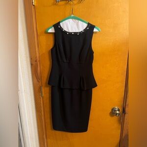 Little Black Dress. Beautiful Vince Camuto. Peplum